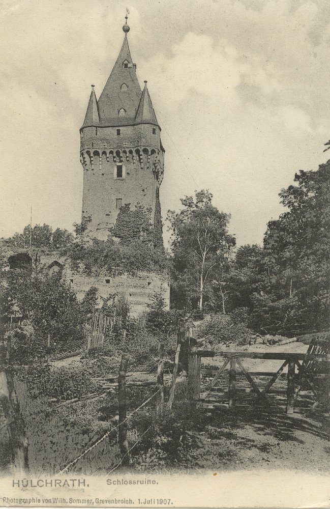 00 - Hülchrath Schlossruine1907